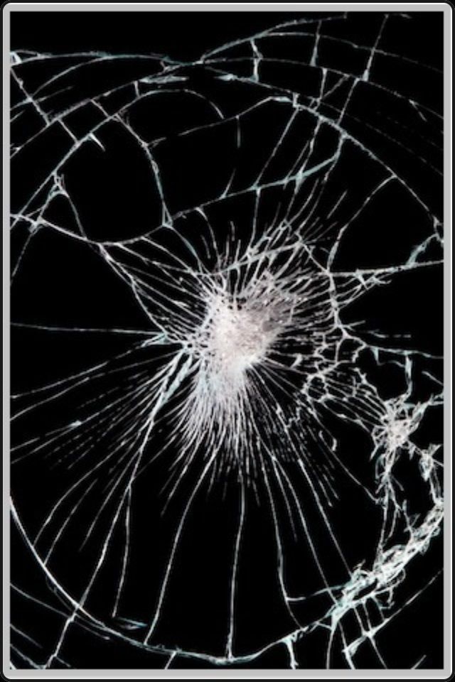 Broken Phone Screen Wallpaper Glass