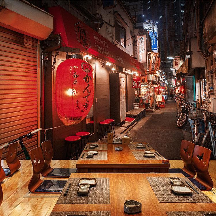Home Dcor Japanese restaurant wall covering background wallpapers