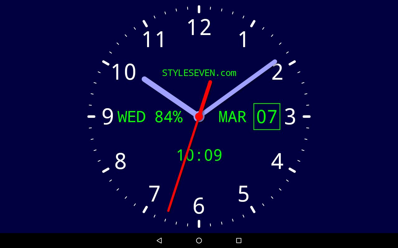 Analog Clock Live Wallpaper Pro For Android Apk