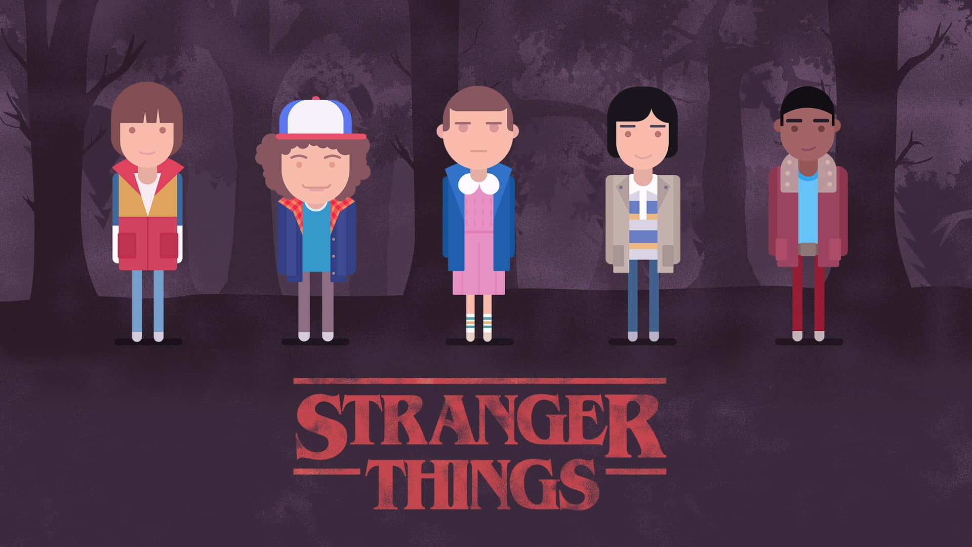 Stranger Things Aesthetic Desktop Wallpaper