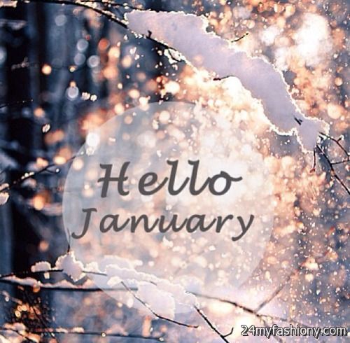 Hello January Calendar Image B2b Fashion