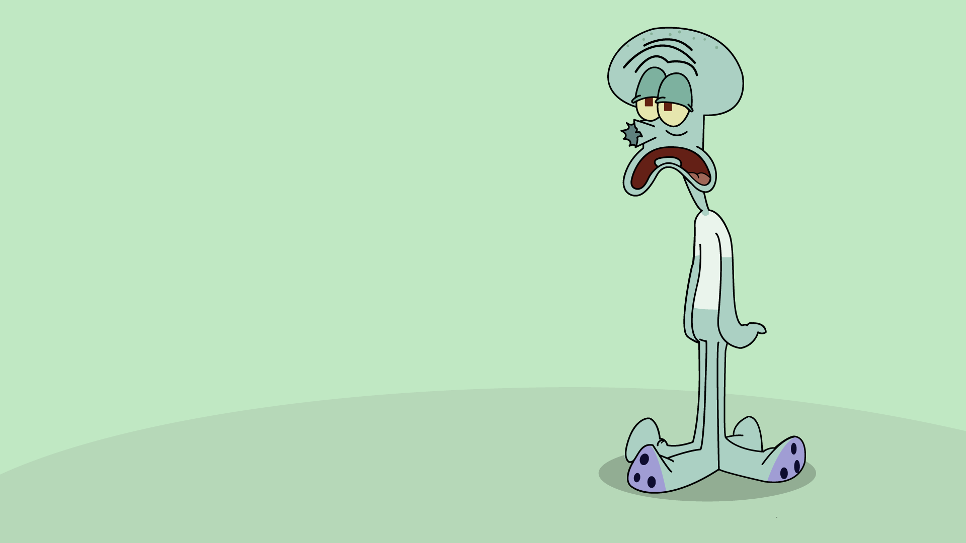 Made This Squidward Wallpaper What Do You Guys Think