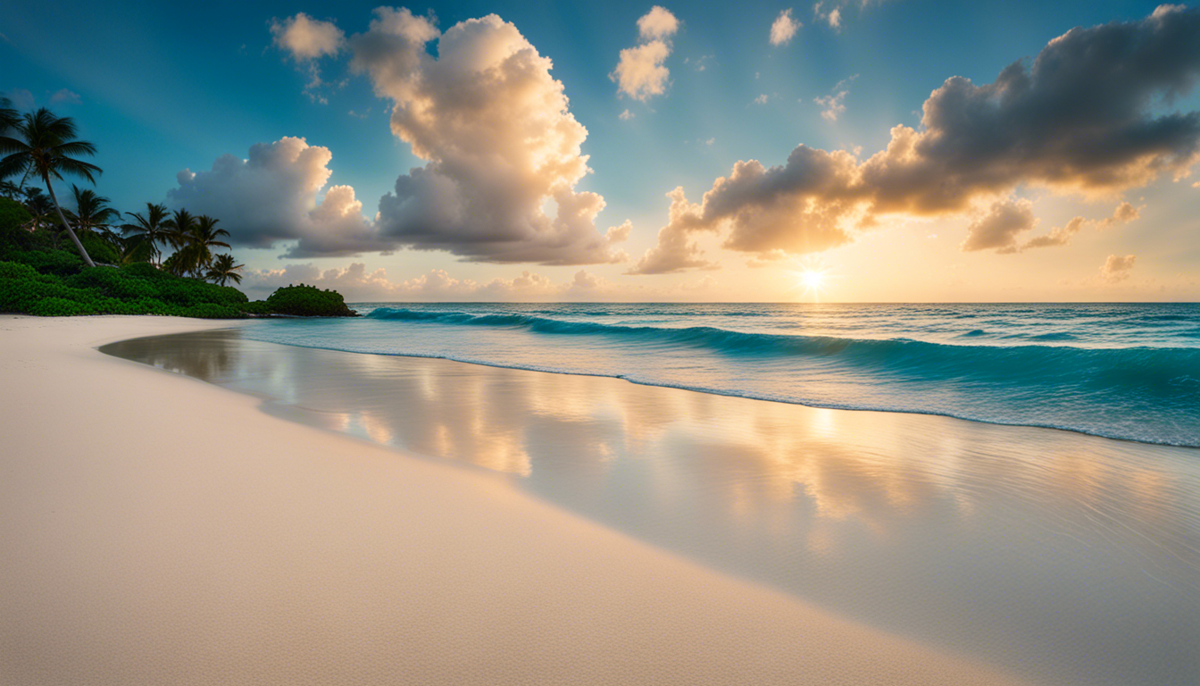 Blue Sea Beach HD Wallpaper