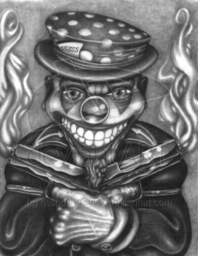 Bad Clown By Hellhound2000