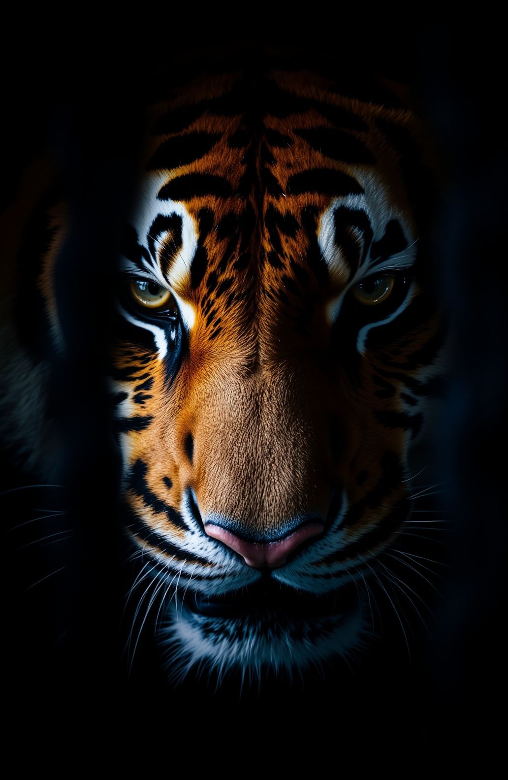 Angry Tiger Eyes Wallpaper