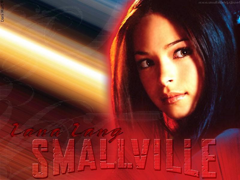 Lana Lang Smallville Vermelho Papel De Parede