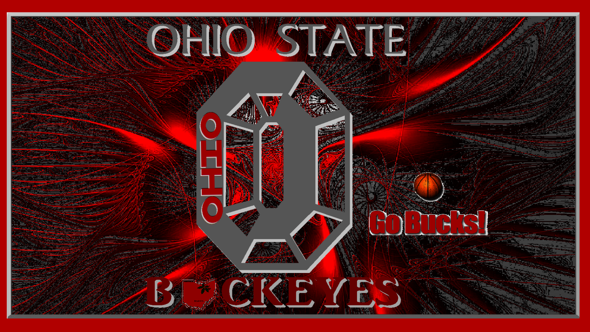 Ohio State Buckeyes Go Bucks University Basketball