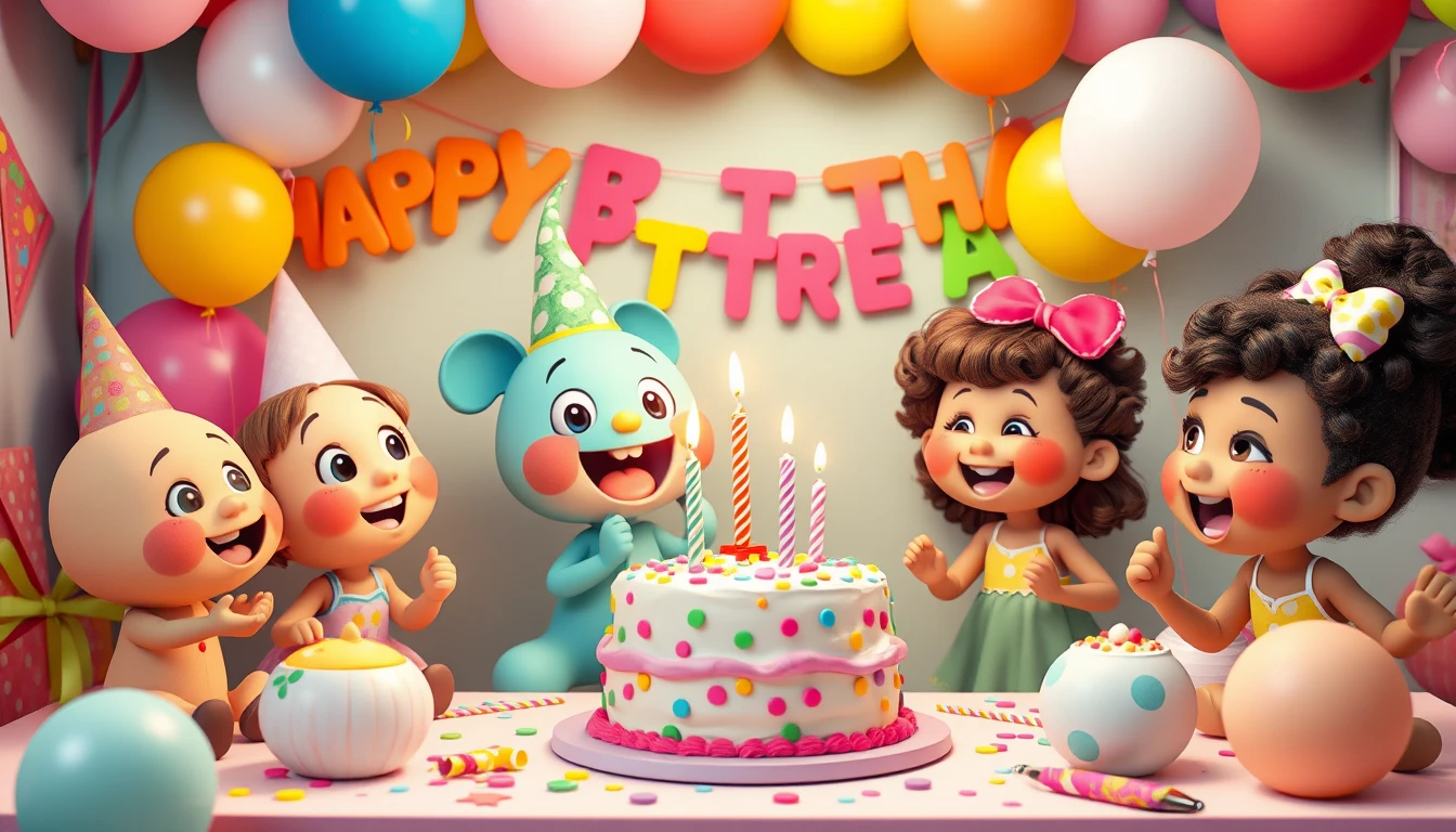 Cocomelon Happy BirtHDay Wallpaper
