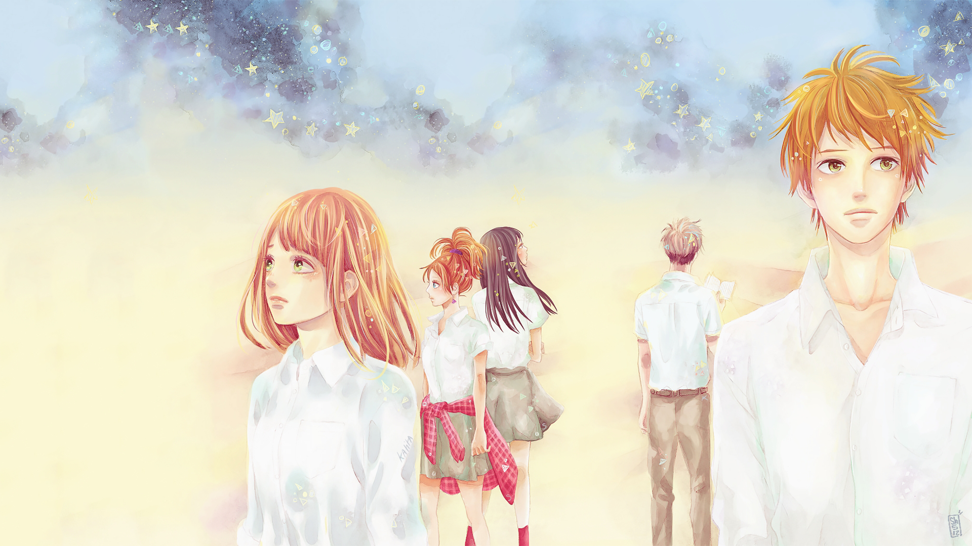 Featured image of post Orange Anime Wallpaper Pc