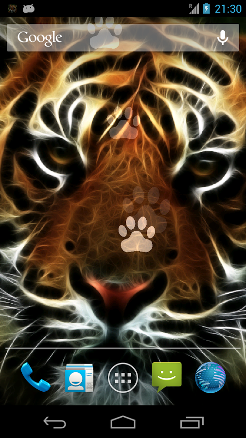 Neon Tiger Live Wallpaper Android Apps On Google Play