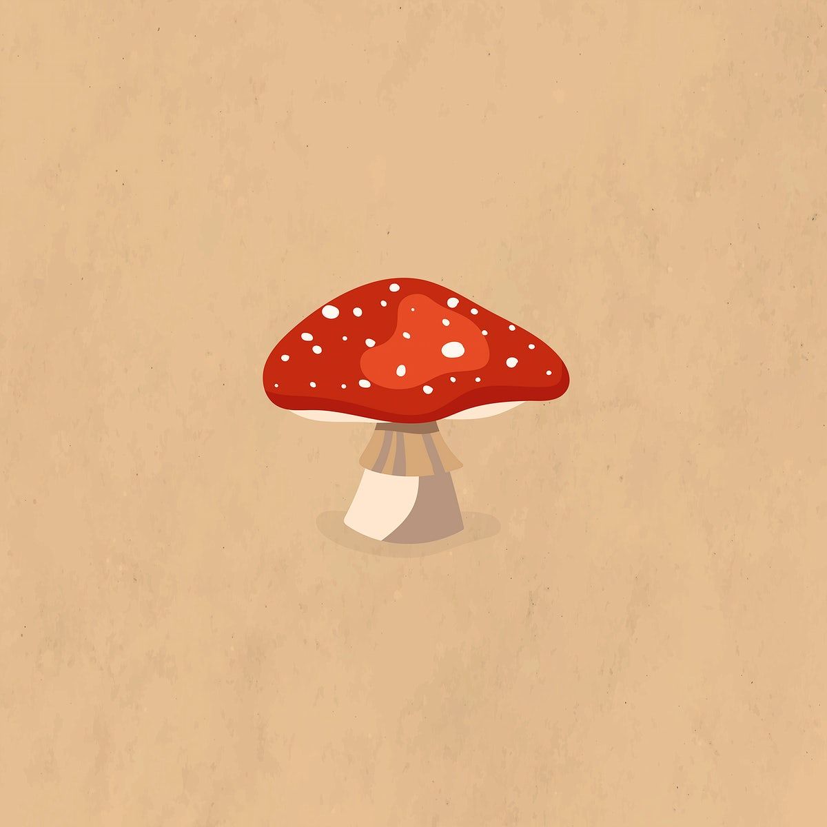 Red Mushroom Autumn Design Element Vector Premium Image By