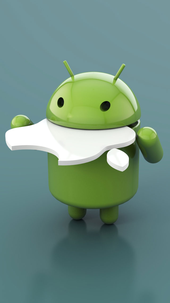Android Apple Eater Galaxy S3 Wallpaper