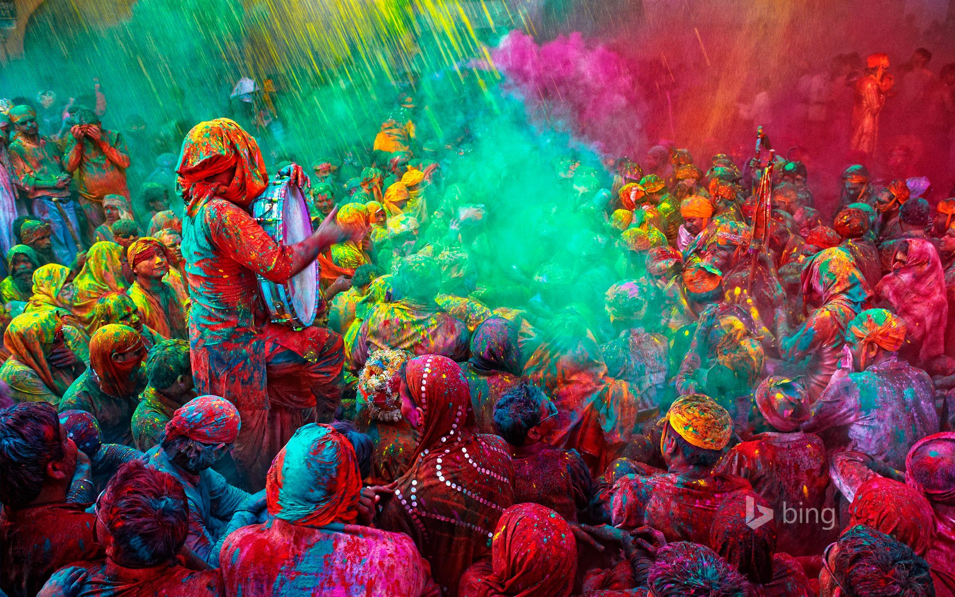 Colors Carneval People Happy Wallpaper Background