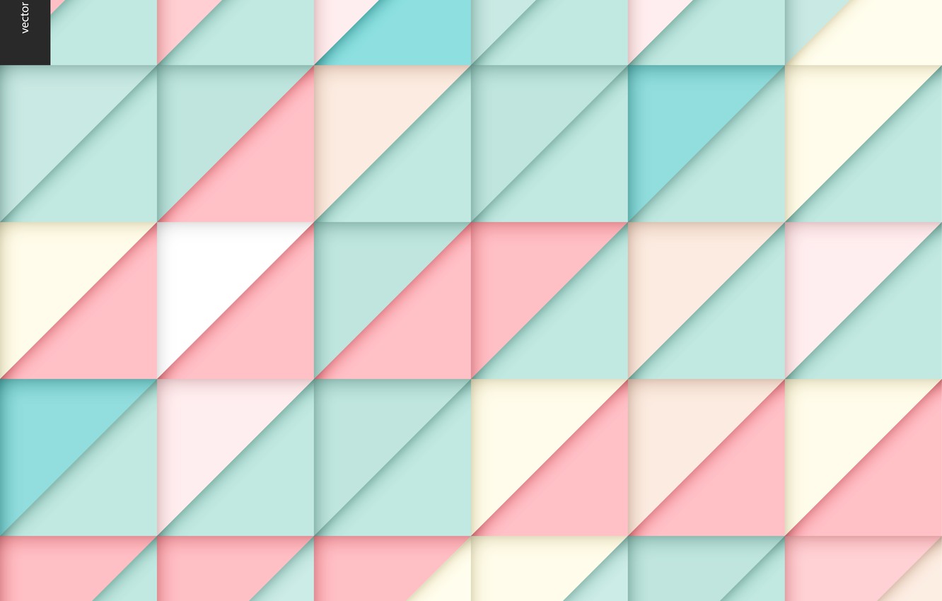 Wallpaper White Abstraction Pink Blue Geometry Image For