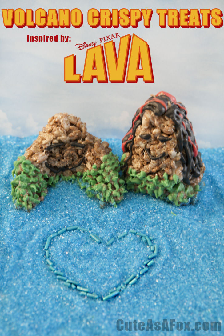 Volcano Rice Crispy Treats Inspired By Disney Pixar S Short Lava