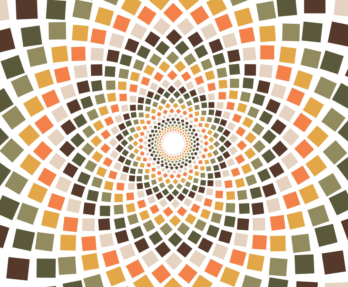 Arabesque Kaleidoscopic Background Vector Art Graphics