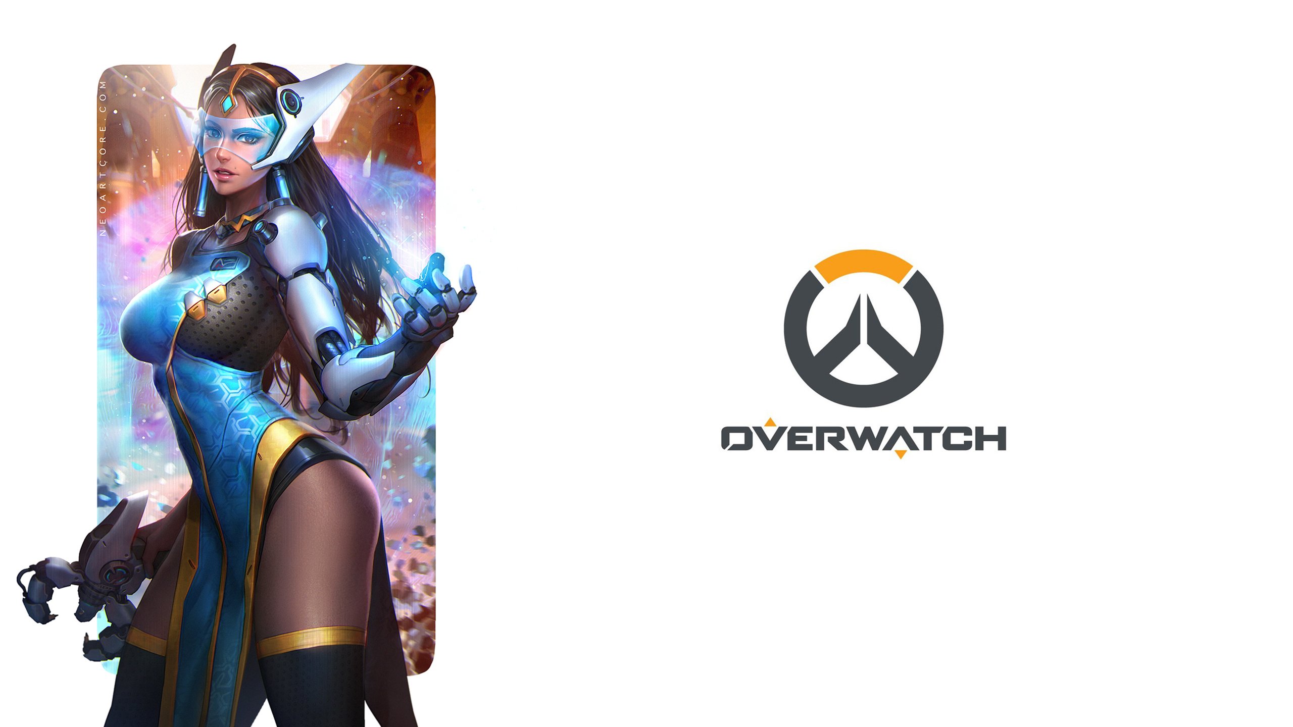 OVERWATCH shooter action fighting mecha sci fi strategy wallpaper