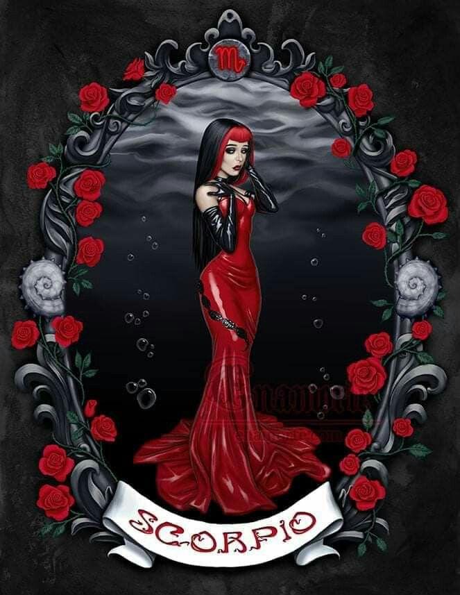 Blacky Rosess On Pictures Zodiac Scorpio Art