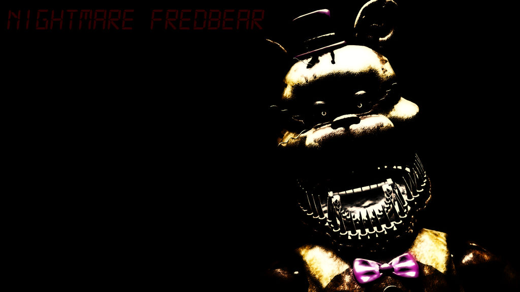 Nightmare Fredbear Wallpaper by CorruptedSpringtrap on