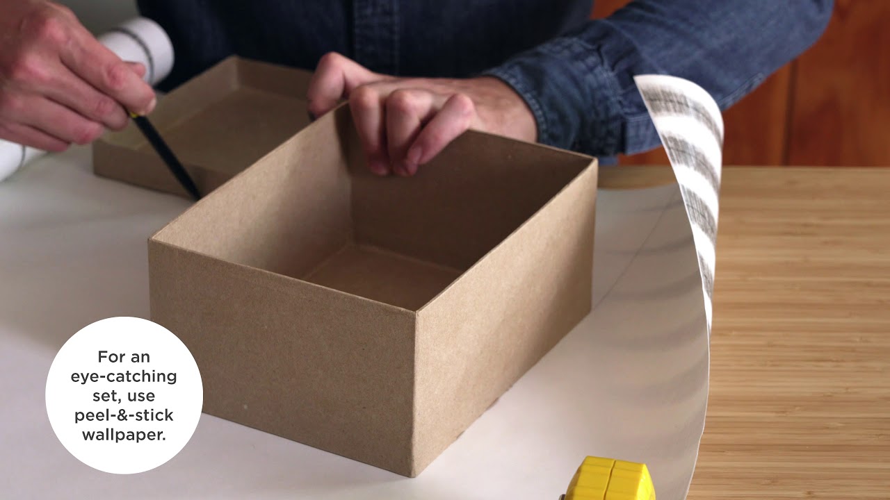 How To Turn A Shoebox Into Storage Container