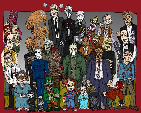 Icons Of Horror By Lordwormm