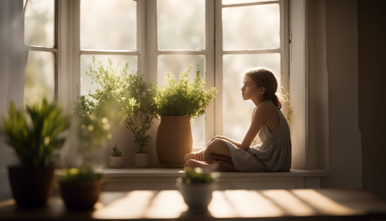 Alone Girl Photography Wallpaper
