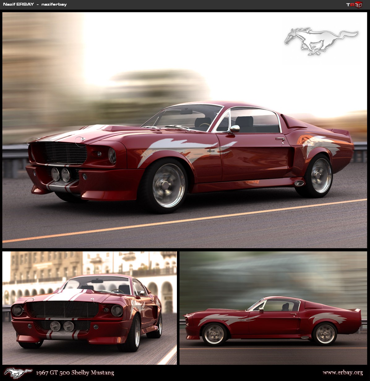 Gt Shelby Mustang Wallpaper Klasik Eski Arabalar