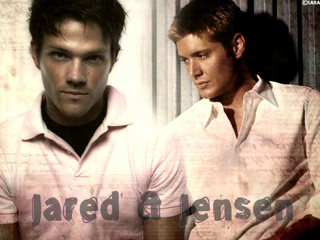 Jensen Ackles And Jared Padalecki Rakshasa Friends Wallpaper
