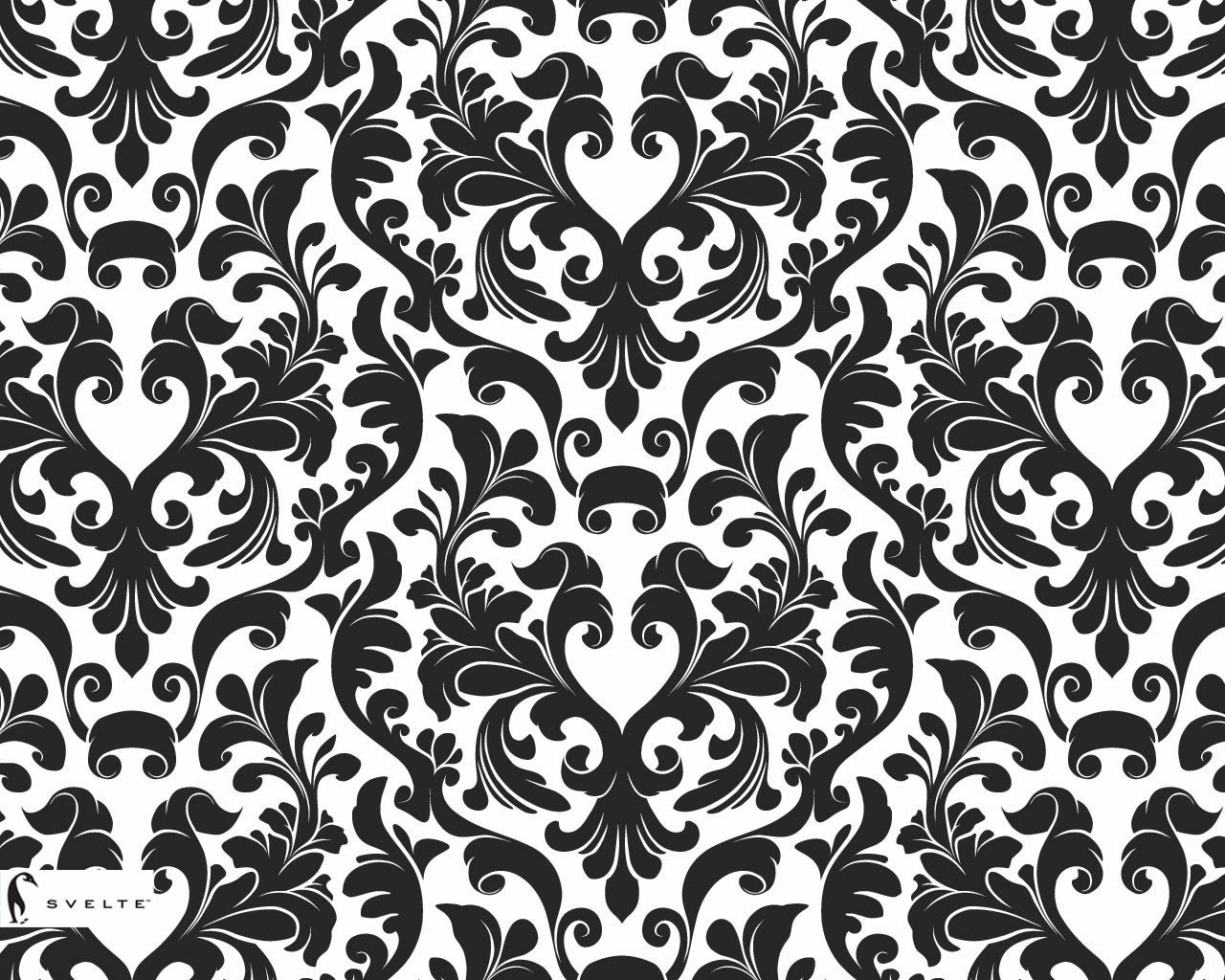 wallpaper black and white damask wallpaper black and white damask 1280x1024