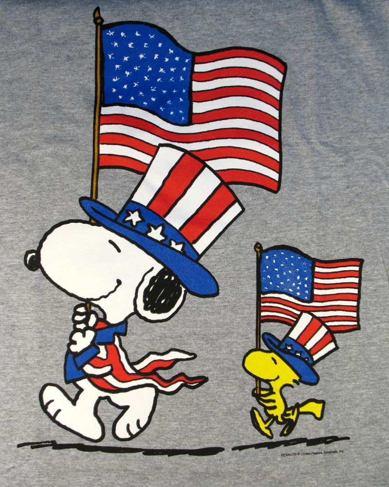 Snoopy Woodstock Fourth Of July 4th