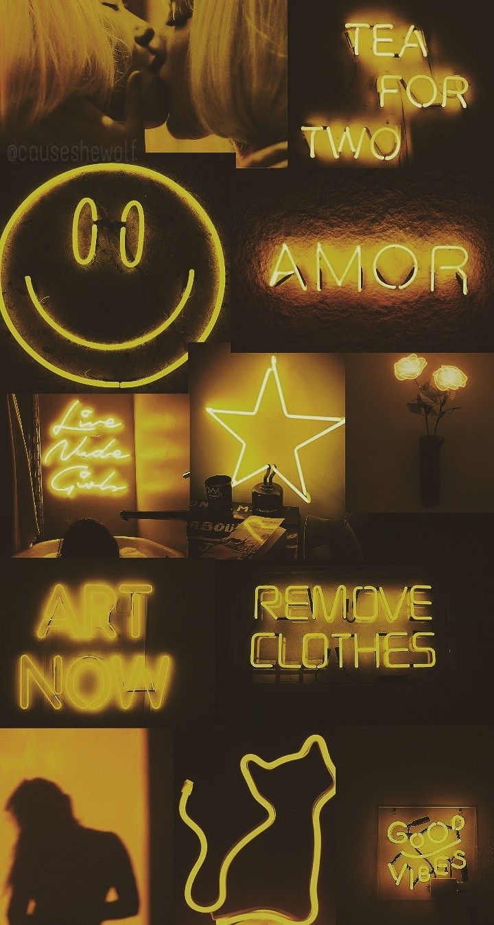 Neon Yellow Wallpaper