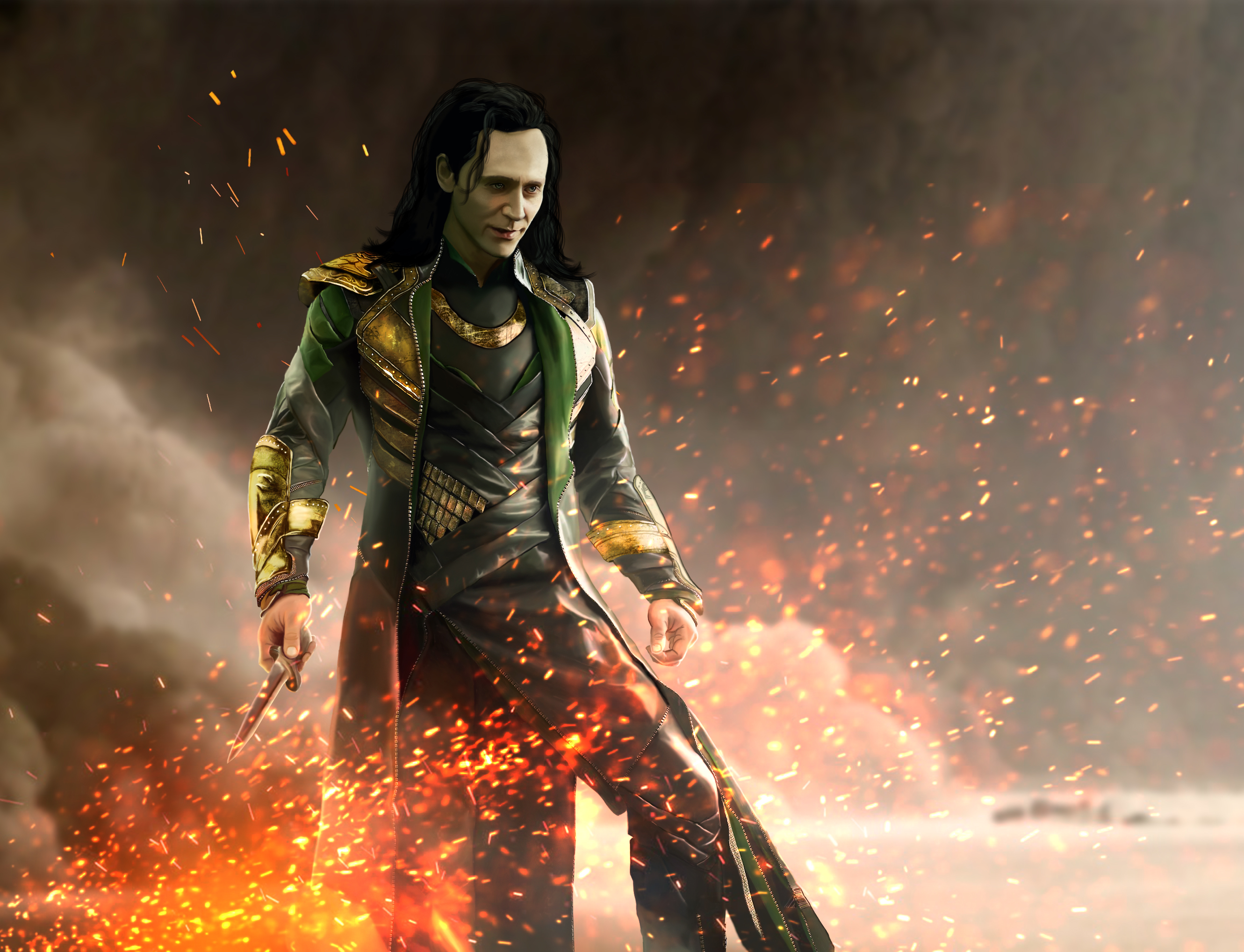 Loki Artwork iPhone 4s HD 4k Wallpaper Image Photos And Picture