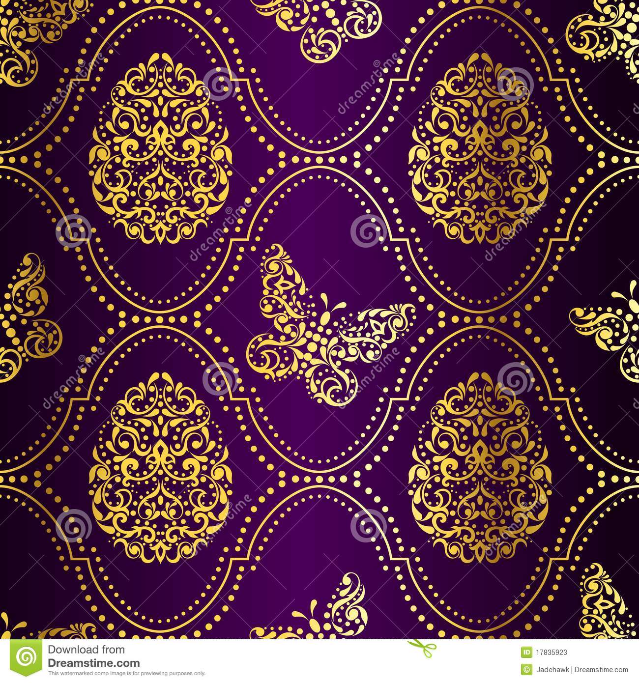 Black Purple And Gold Background