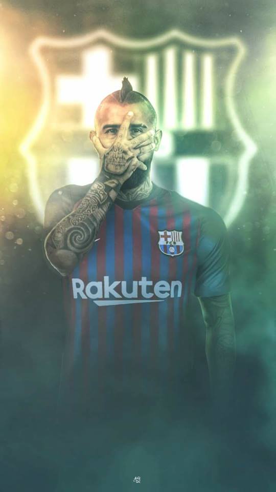 Arturo Vidal Barcelona Wallpaper Football
