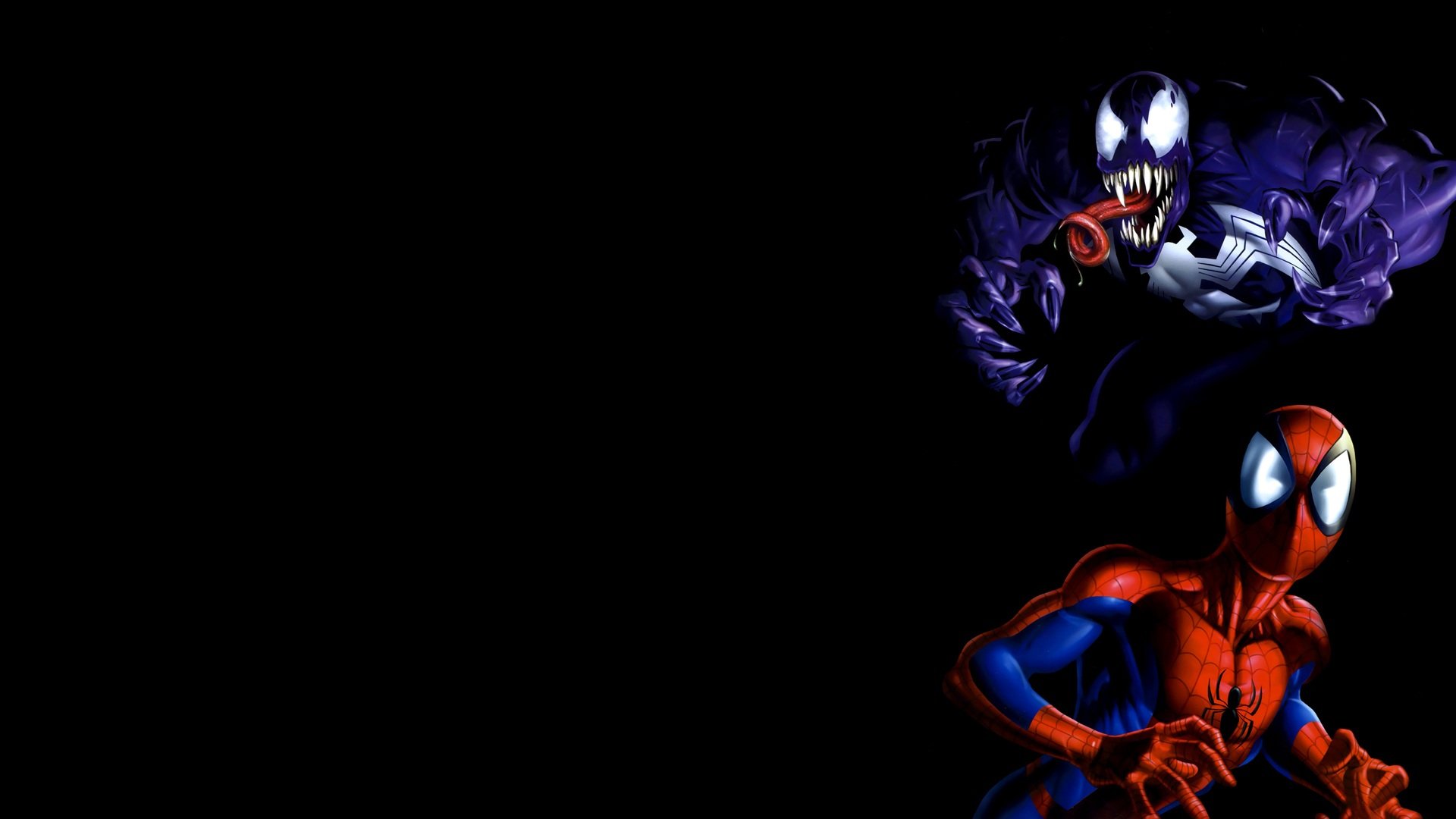 Venom Spider man Wallpaper 1920x1080 Venom Spiderman Marvel Comics