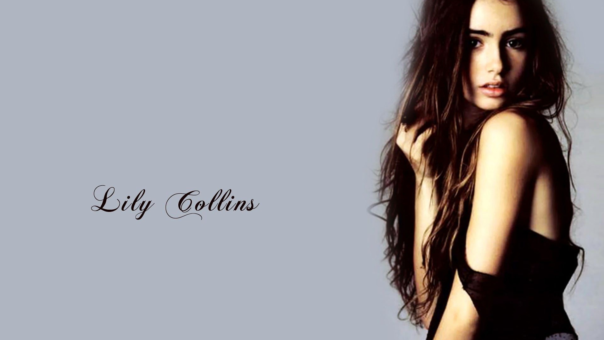On October By Stephen Ments Off Lily Collins Wallpaper