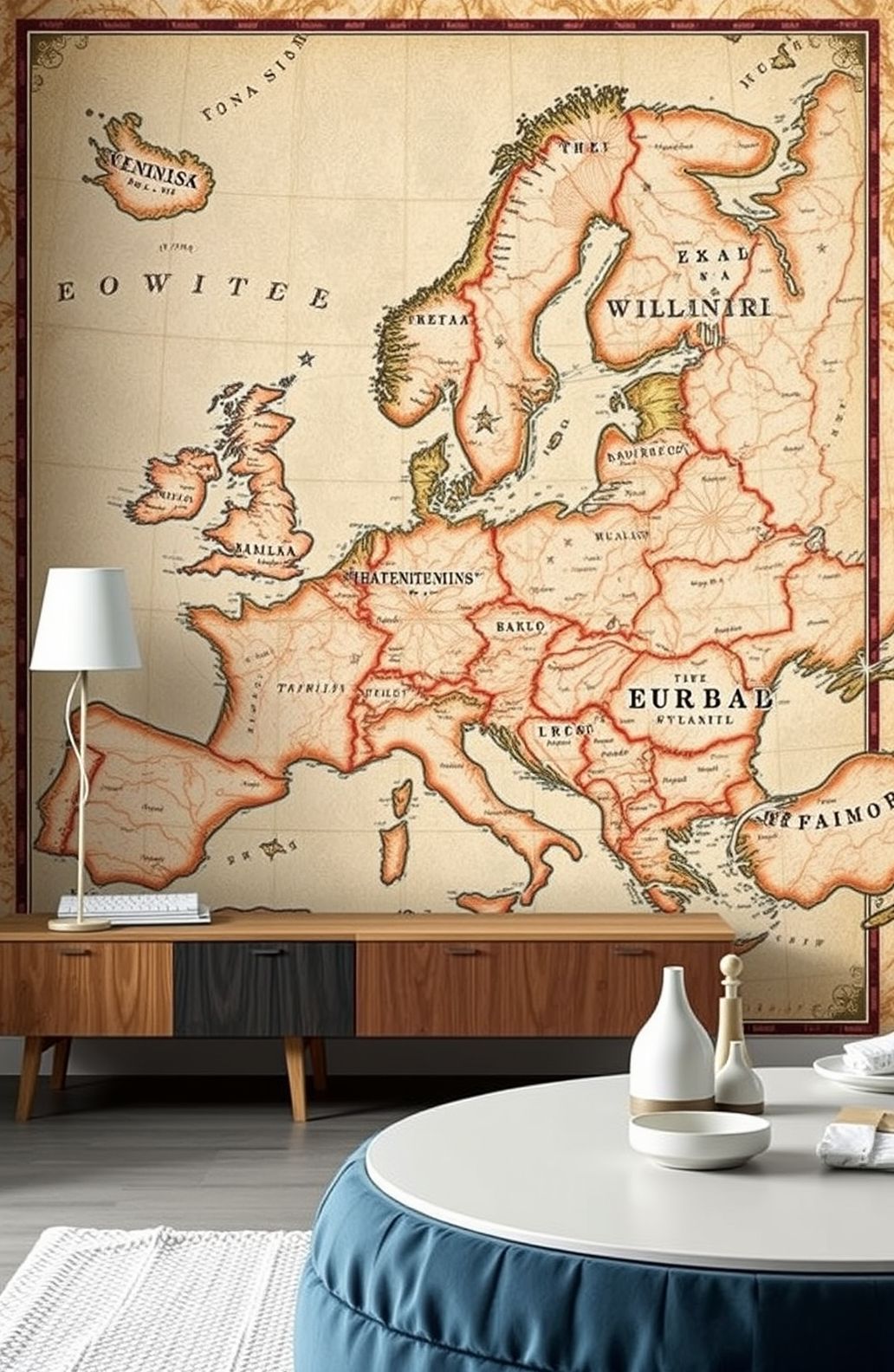 Map Of Europe Wallpaper