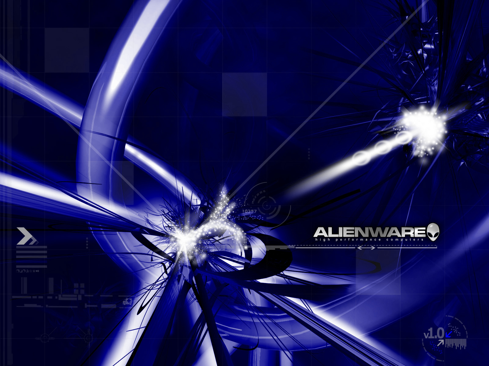 Image Alienware Blue Wallpaper Jpg