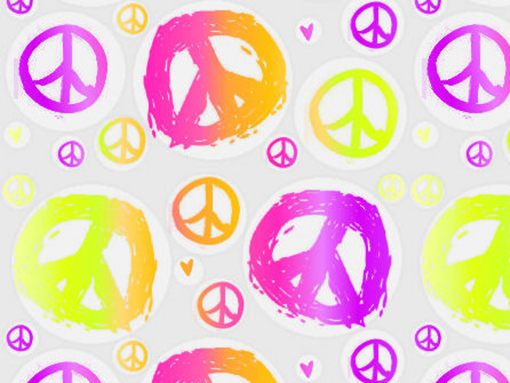 Colorful Peace Signs Wallpaper To Your Cell Phone Coloful