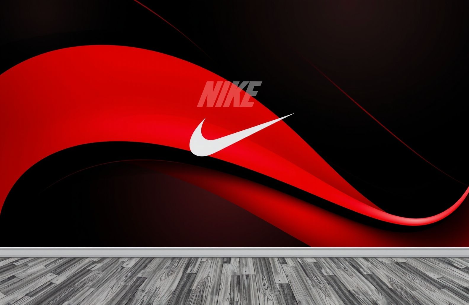 Red And Black Nike Wallpaper