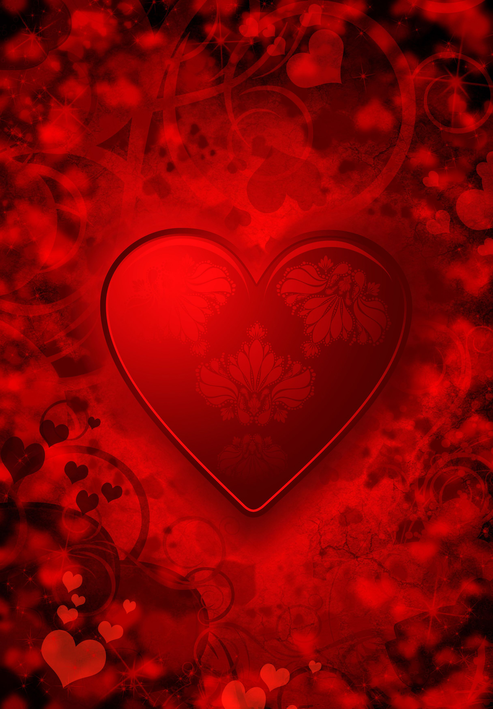 Valentine Red And Black Fancy Background Jpg