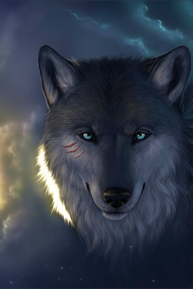 Wallpaper for iPhone Wolf