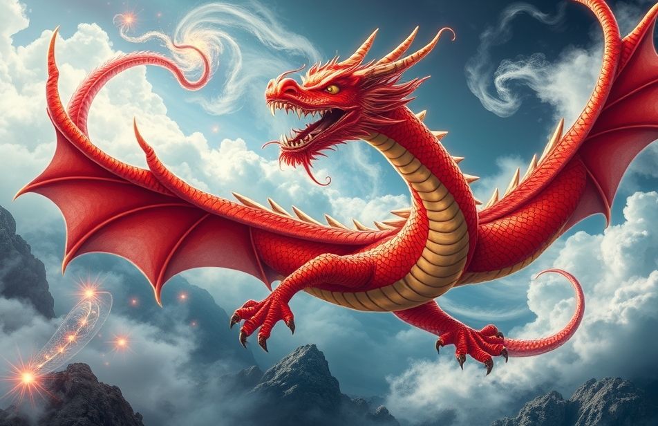 Red Dragon Gaming Wallpaper