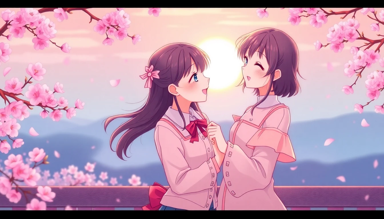 Sweet Couple Anime Wallpaper