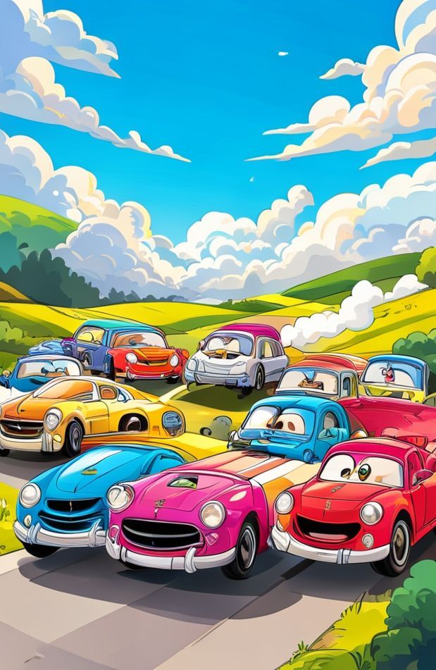 Wallpaper Cars Cartoon