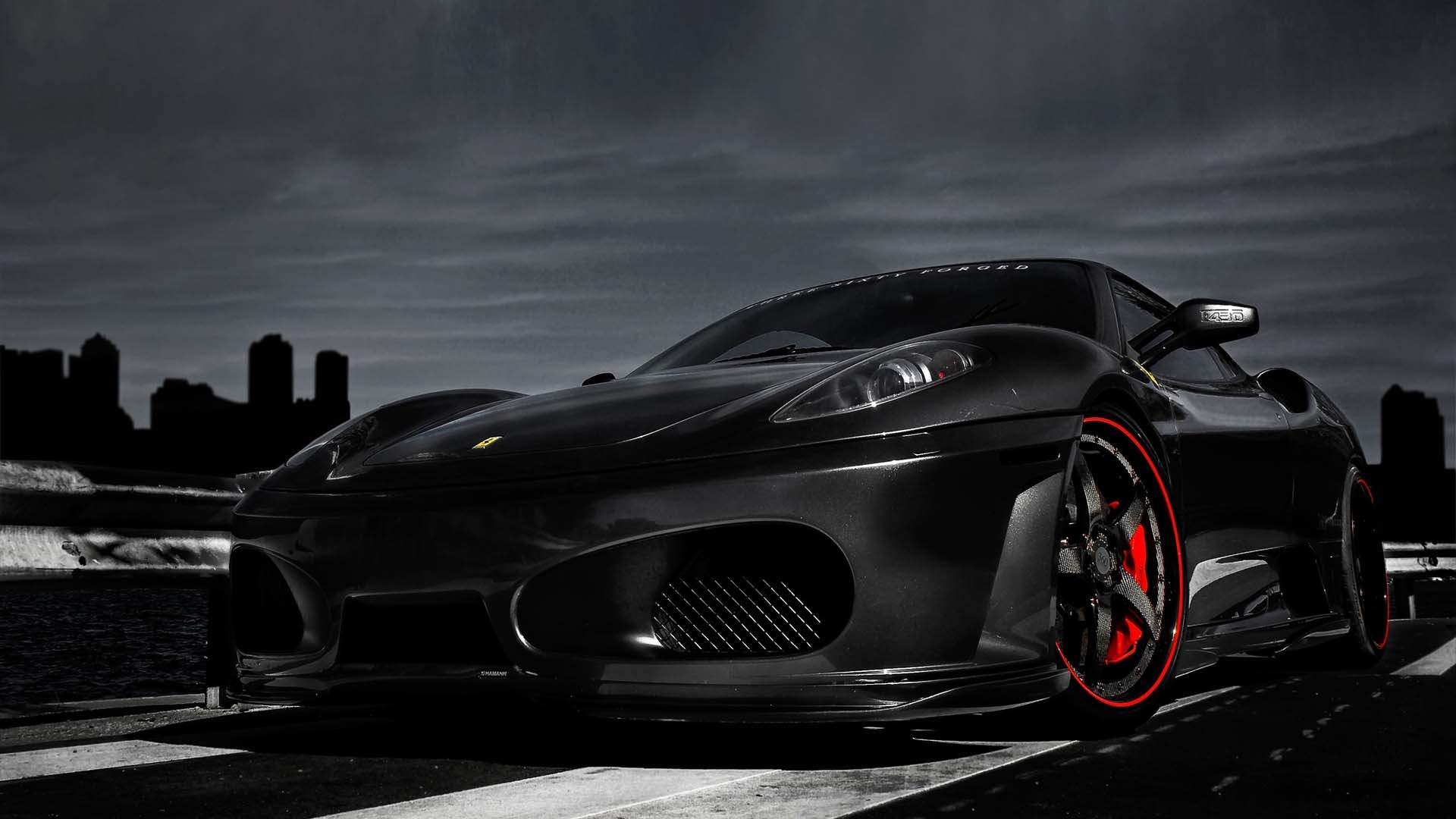 Black Ferrari Wallpaper HD In Cars Imageci