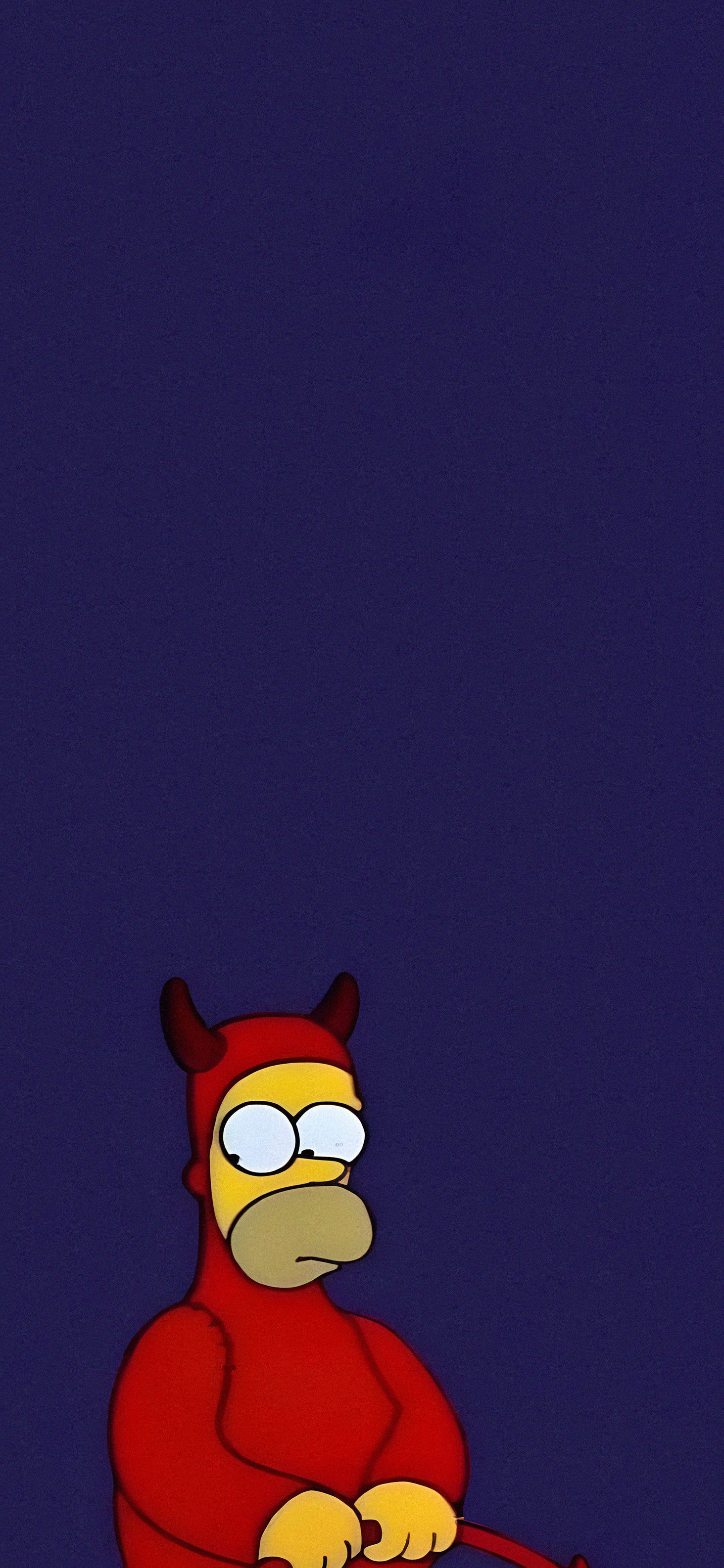 Homer Simpson Aesthetic Wallpaper