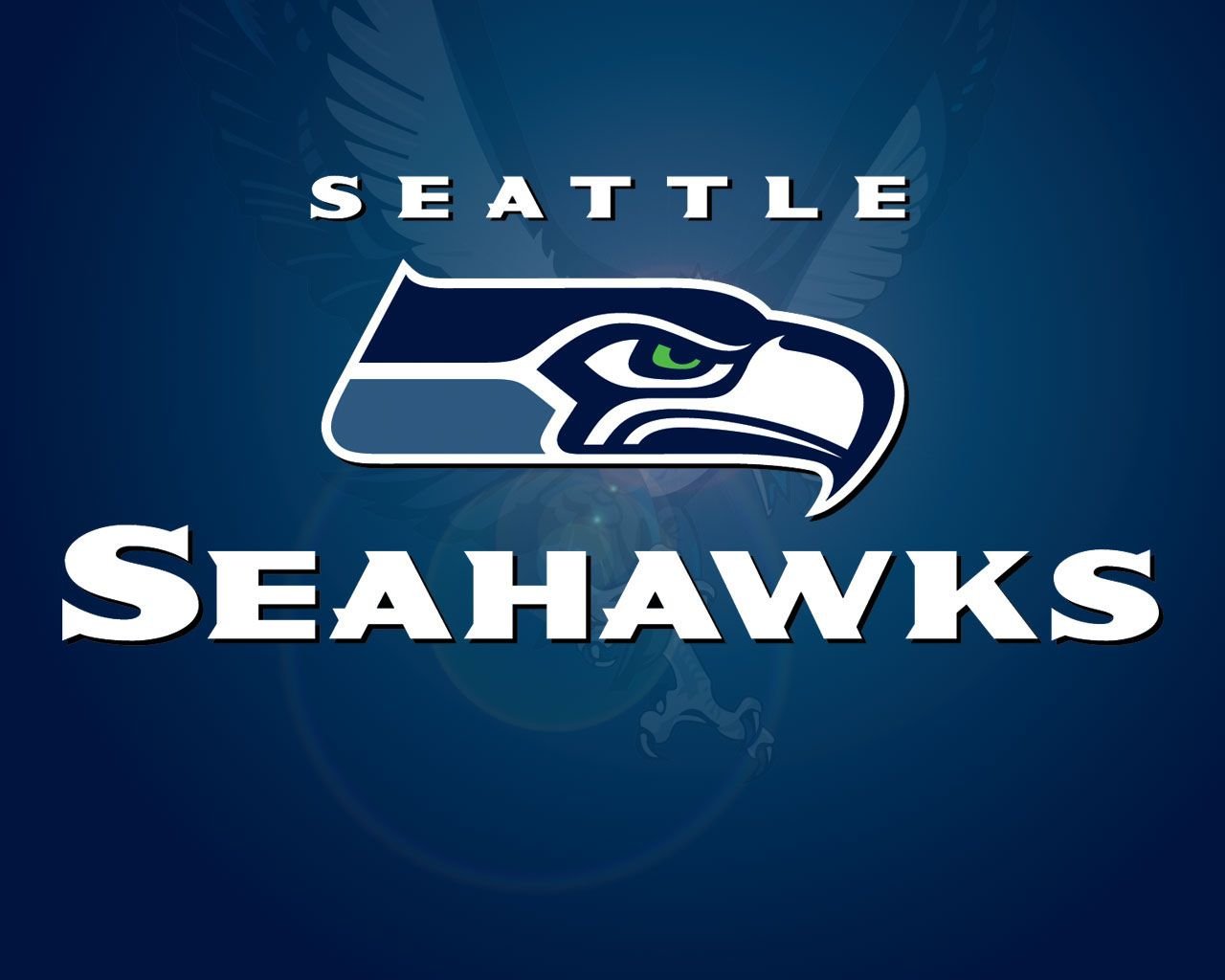 seattle seahawks name and logo wallpaper 1280x1024 photo