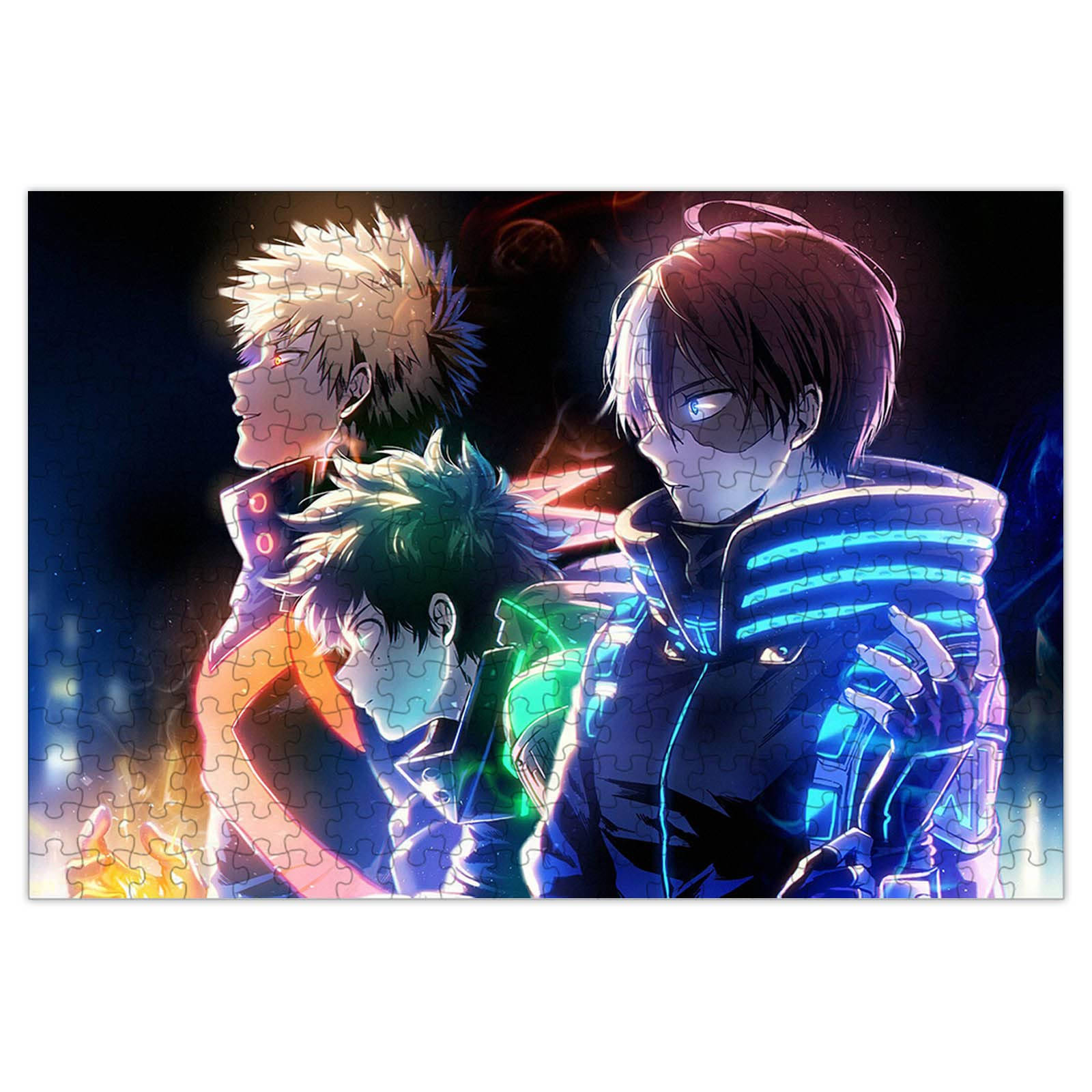 Puzzle Deku X Todoroki Bakugou Wallpaper