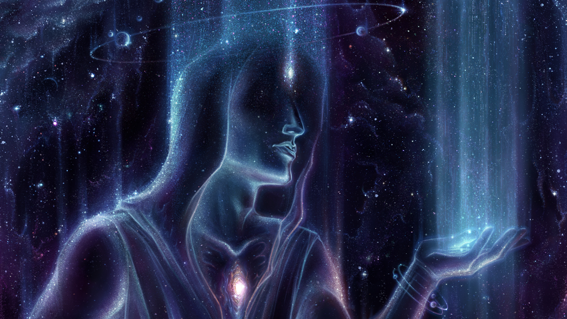 Digital Painting 2d Space Art Fantasy Universe Spiritual